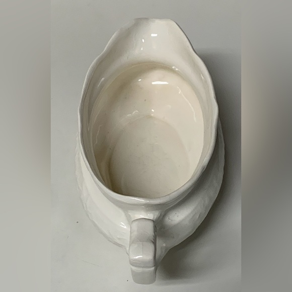 1920s Vintage Embossed White Mount Clemens VOGUE Gravy Boat - Picture 7 of 16